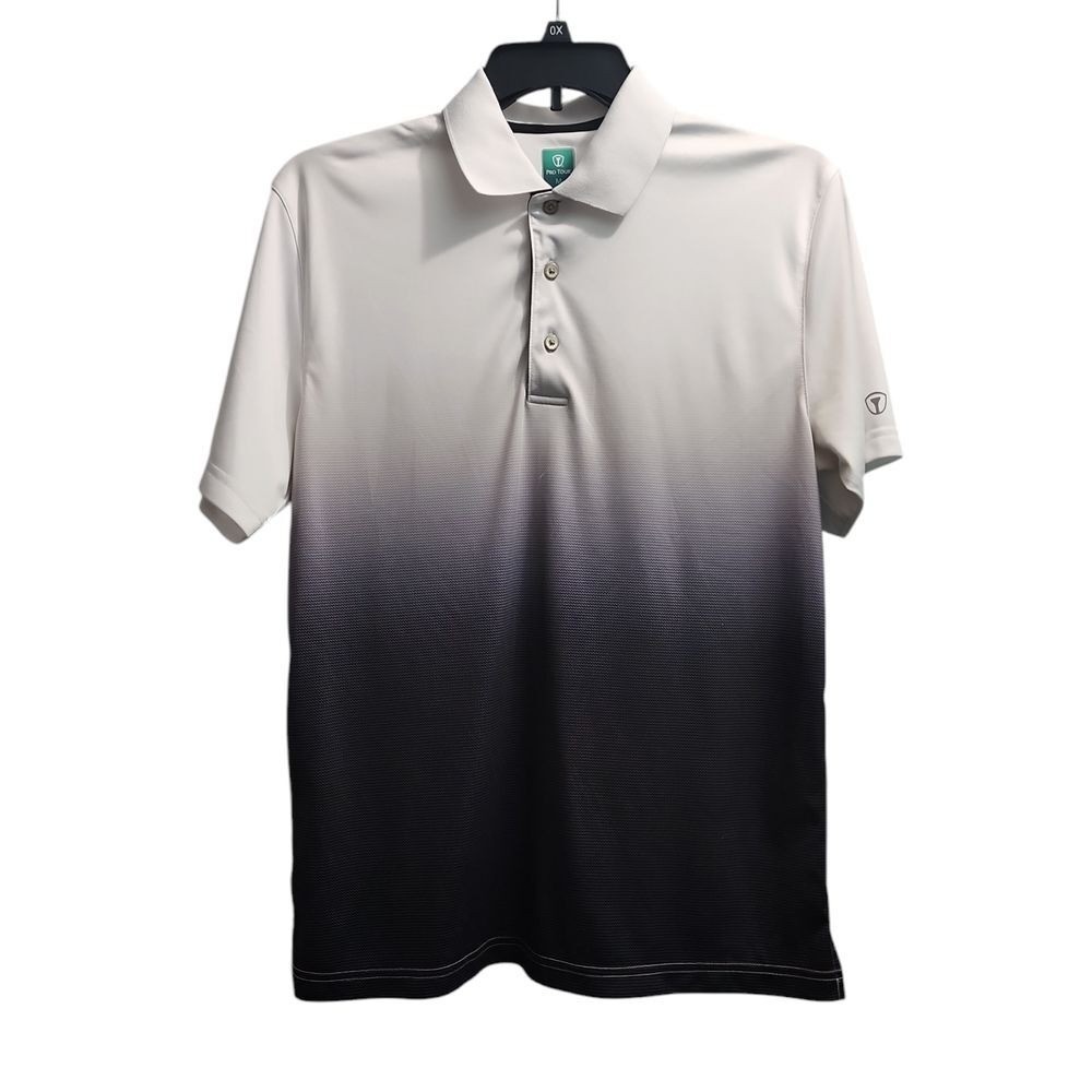 Pro Tour‎ Golf Ombre Gradient Performance Polo Shirt Athletic Sportswear
